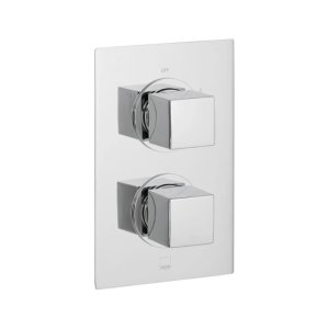 Vado 2 Outlet Thermostatic Shower Valve - Chrome (MIX-148D/2-C/P) - main image 1