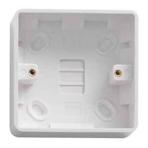 Vimark Curve 1 Gang 32mm Pattress Box (VC1222) - main image 1