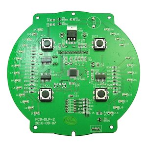 AKW Luda S (chrome) large control PCB assembly (blue LED) - 10.0kW (06-001-433) - main image 2