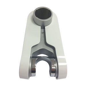Aqualisa 25mm pinch grip handset holder - white (910599) - main image 2