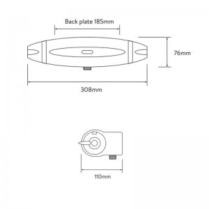 Aqualisa Aquarian exposed mixer valve - chrome (E99.01T) - main image 2