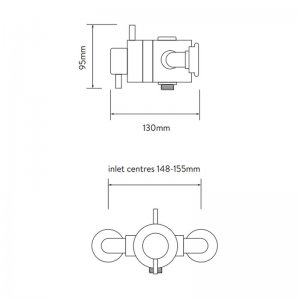 Aqualisa Aspire DL exposed shower mixer (ASP001EA) - main image 2