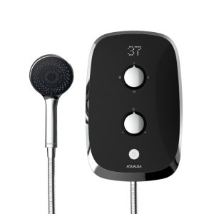 Aqualisa eMOTION Electric Shower 9.5kW - Midnight Black (MOBC95) - main image 2