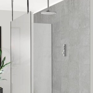 Aqualisa iSystem Concealed Digital Shower With Ceiling Fixed Shower Head - Gravity Pumped (ISD.A2.BFC.21) - main image 2