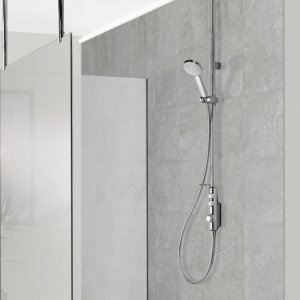 Aqualisa iSystem Exposed Digital Shower with Adjustable Shower Head - Gravity Pumped (ISD.A2.EV.21) - main image 2