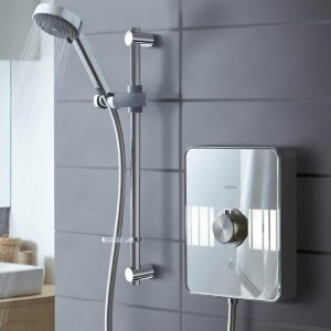 Aqualisa Lumi 10.5kW electric shower - chrome (LME10501) - main image 2