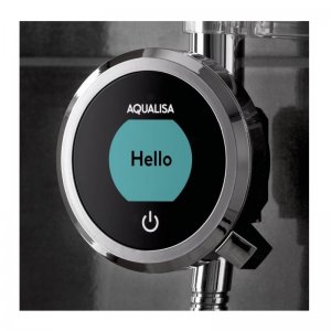 Aqualisa Optic Q Digital Smart Shower Exposed Dual with Ceiling Head - High Pressure/Combi (OPQ.A1.EV.DVFC.20) - main image 2