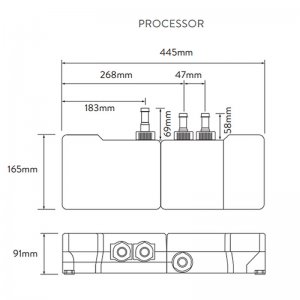 Aqualisa Quartz exposed digital shower with adjustable head - gravity pumped (QZD.A2.EV.18) - main image 2