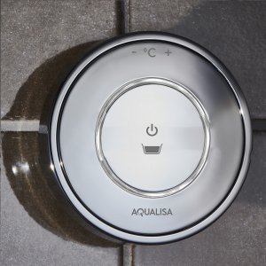 Aqualisa Unity Q Digital Smart Shower Bath with Overflow Filler - Gravity Pumped (UTQ.A2.BTX.20) - main image 2