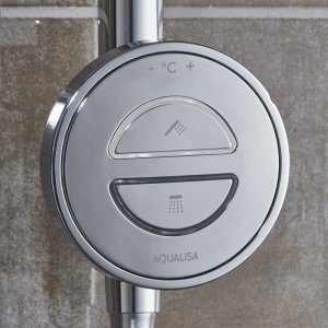 Aqualisa Unity Q Digital Smart Shower Exposed Adjustable with Bath - Gravity Pumped (UTQ.A2.EV.DVBTX.20) - main image 2