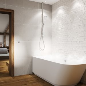 Aqualisa Unity Q Smart Shower Exposed with Bath Fill - HP/Combi (UTQ.A1.EV.DVBTX.23) - main image 2
