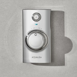 Aqualisa Visage Q Digital Smart Shower Concealed Wall Head - High Pressure/Combi (VSQ.A1.BR.20) - main image 2