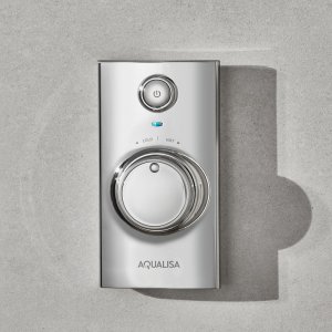 Aqualisa Visage Q Digital Smart Shower Concealed with Wall Head - Gravity Pumped (VSQ.A2.BR.20) - main image 2