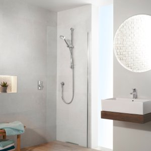 Aqualisa Visage Q Smart Shower Concealed with Adj Head - HP/Combi (VSQ.A1.BV.23) - main image 2