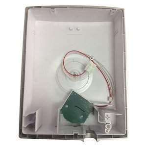 Aqualisa Quartz Electric front cover assembly - satin chrome (435914) - main image 2