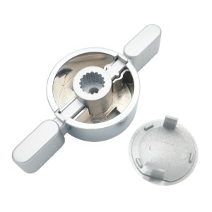 Aqualisa Quartz flow control knob - chrome (297905) - main image 2