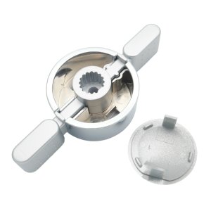 Aqualisa Quartz flow control knob - chrome (297905) - main image 2