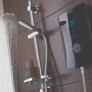 Bristan Bliss Electric Shower 9.5kW - Black (BL395 B) - main image 2