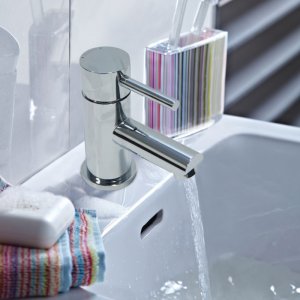 Bristan Blitz Basin Mixer With Clicker Waste - Chrome (BTZ BAS C) - main image 2