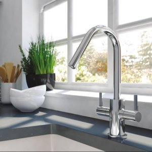 Bristan Cashew Easyfit sink mixer - chrome (CSH EFSNK C) - main image 2