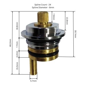 Bristan diverter valve - chrome (DIV SB019RBRBA) - main image 2