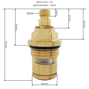 Bristan flow cartridge - pair (2998827200) - main image 2