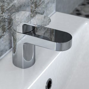 Bristan Frenzy Basin Mixer With Clicker Waste - Chrome (FRZ BAS C) - main image 2