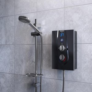 Bristan Glee Electric Shower 10.5kW - Black (GLE3105 B) - main image 2