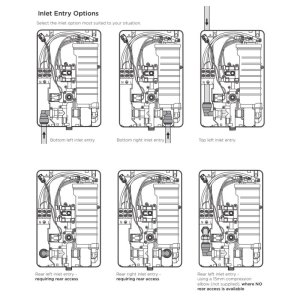 Bristan Glee Electric Shower 10.5kW - White (GLE3105 W) - main image 2