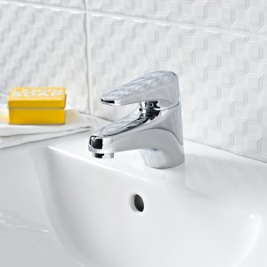 Bristan Jute Basin Mixer Tap - Chrome (JU BASNW C) - main image 2