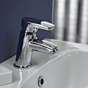 Bristan Orta Basin Mixer With Clicker Waste - Chrome (OR BAS C) - main image 2