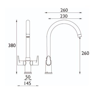 Bristan Quest Easyfit Sink Mixer - Chrome (QST SNK EF C) - main image 2