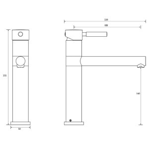 Bristan Vegas Easyfit Sink Mixer - Chrome (VG SNK EF C) - main image 2