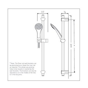 Bristan Evo shower fittings kit - Chrome (EV KIT01 C) - main image 2