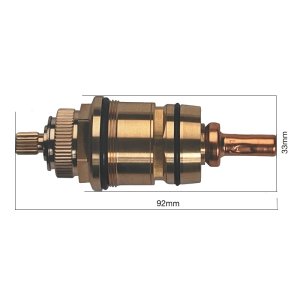 Bristan brass screw-in thermostatic cartridge (00622415) - main image 2