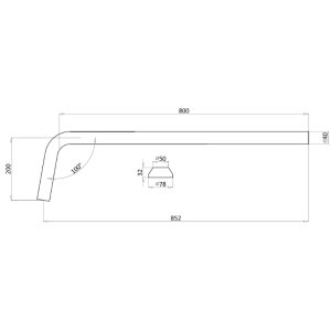 Burlington P Trap Connection Pipe - Brushed Nickel (W21BNKL) - main image 2