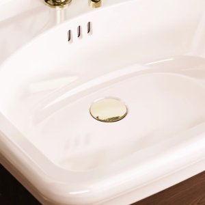 Burlington Universal Basin Click Clack Waste - Gold (BSW0260G) - main image 2