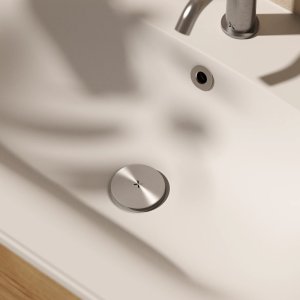 Crosswater 3ONE6 Universal Basin Waste - Stainless Steel (TS0290S) - main image 2