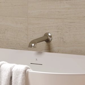 Crosswater Belgravia Bath Spout - Brushed Nickel (BL0370WL) - main image 2