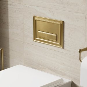 Crosswater Belgravia Flush Plate - Brushed Brass (BLFLUSHF) - main image 2