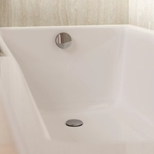 Crosswater Click Clack Extended Bath Waste - Chrome (BTW0202C_V2) - main image 2