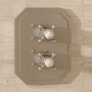 Crosswater Crossbox Belgravia Triple Outlet Trimset - Brushed Nickel (BLCB2500LBPL) - main image 2