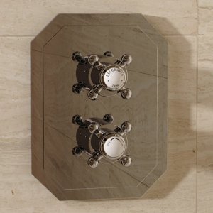 Crosswater Crossbox Belgravia Triple Outlet Trimset - Chrome (BLCB2500LBPC) - main image 2