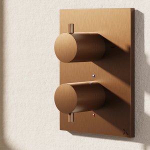 Crosswater Crossbox MPRO Dual Outlet Mixer Shower Valve - Brushed Bronze (PROCB1500RBZ) - main image 2