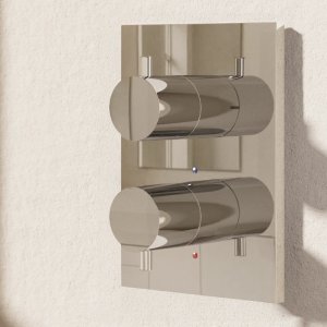 Crosswater Crossbox MPRO Dual Outlet Mixer Shower Valve - Chrome (PROCB1500RC) - main image 2
