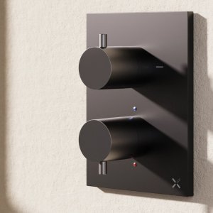 Crosswater Crossbox MPRO Single Outlet Mixer Shower Valve - Matt Black (PROCB1000RM) - main image 2