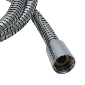 Crosswater Large bore shower hose 11mm x 1500mm chrome (SH970C) - main image 2