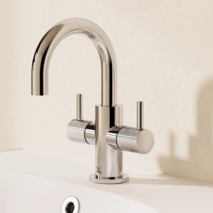 Crosswater MPRO Mini Fluted Basin Tap - Chrome (PRO118DNC_F) - main image 2