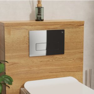 Crosswater MPRO Stainless Steel Flush Plate - Chrome (MPROSPLATEC) - main image 2