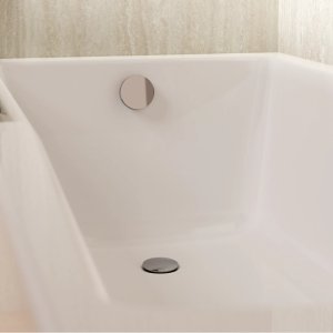 Crosswater Overflow Bath Filler With Waste - Chrome (PRO0351C_V2) - main image 2